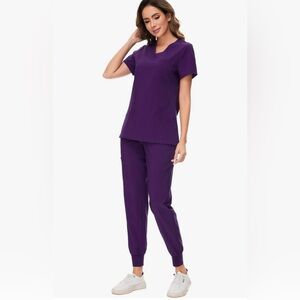 2 Sets-of Purple Scrubs Selling Together OR can sell Separate